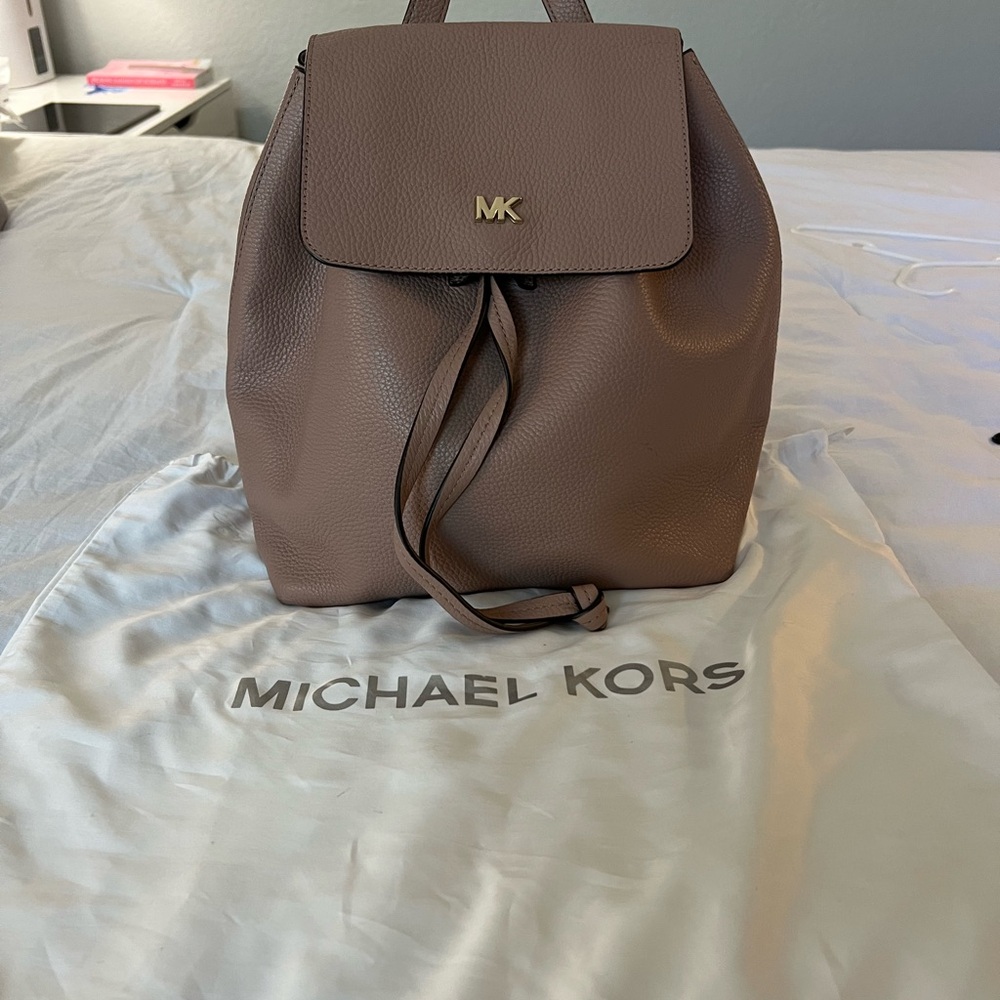 Michael Kors Blush Leather Backpack